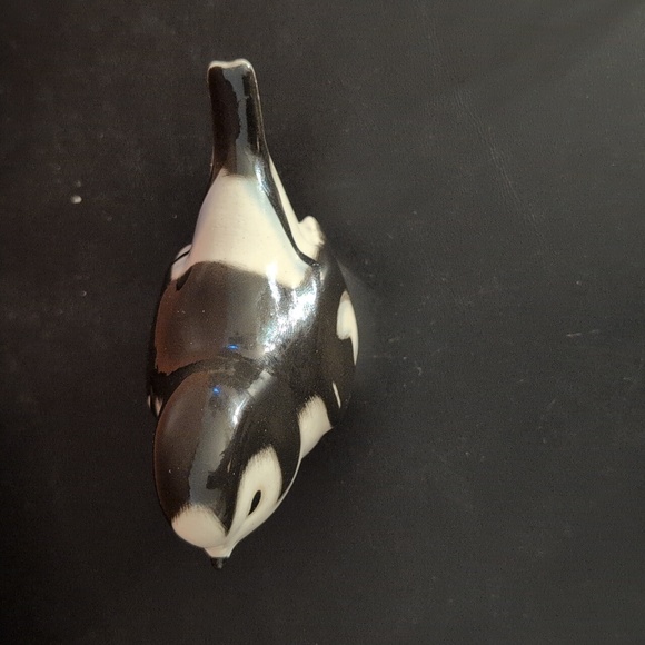 Vintage Lomonosov Russian Porcelain Snow Bunting Bird Figurine - Picture 5 of 7